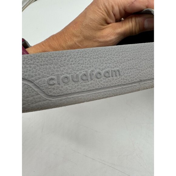 Adidas Mens  Adilette Shower Slides Slipper Size 8 Gray Slip On Cushioned Casual - Picture 4 of 16